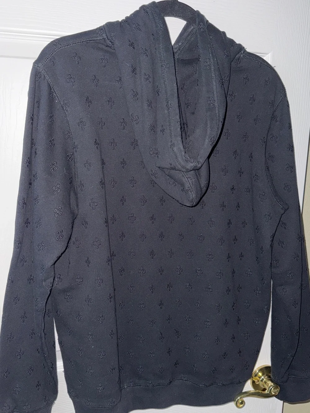 OVO October’s Very Own Black Monogram Hoodie